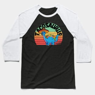 Tacosaurus, Taco Dino Baseball T-Shirt